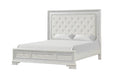 Stella Mia E.King & Queen Bed White & White - Maxx Save 