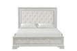 Stella Mia E.King & Queen Bed White & White - Maxx Save 
