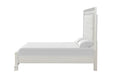 Stella Mia E.King & Queen Bed White & White - Maxx Save 