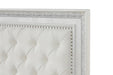 Stella Mia E.King & Queen Bed White & White - Maxx Save 