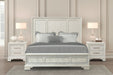 Stella Mia E.King & Queen Bed White & White - Maxx Save 