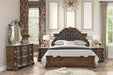 Leovanni 4 Pc Queen Bedroom Set Brown - Maxx Save 