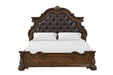 Leovanni 4 Pc Queen Bedroom Set Brown - Maxx Save 