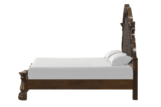 Leovanni 4 Pc Queen Bedroom Set Brown - Maxx Save 