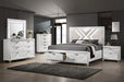 Emmeline 4 & 5 Piece Queen Bedroom Set Gray & White - Maxx Save 