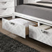 Emmeline 4 & 5 Piece Queen Bedroom Set Gray & White - Maxx Save 