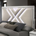 Emmeline 4 & 5 Piece Queen Bedroom Set Gray & White - Maxx Save 