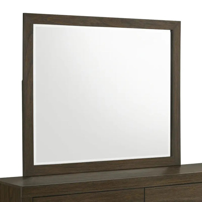 Elements International Hendricks Youth Mirror in Brown Grey image