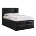 Elements International Emily Queen Storage Bed in Black image