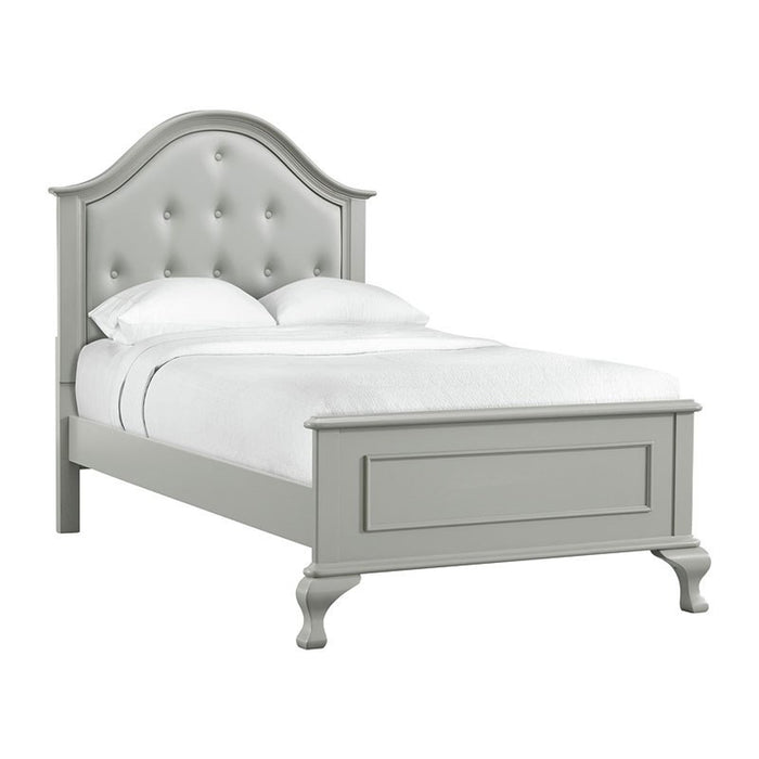 Elements International Jesse Youth Twin Panel Bed in Grey image