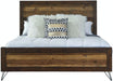 Elements International Cruz Queen Panel Bed in Brown image