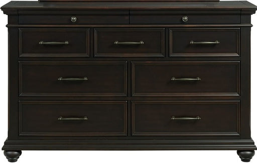 Elements International Slater 9 Drawer Dresser in Black image